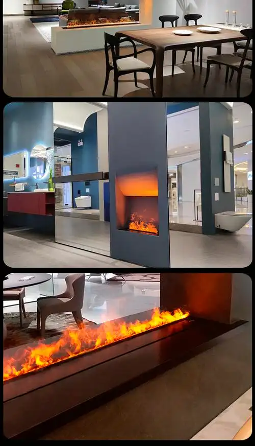 雾化壁炉加湿器现代装饰嵌入式欧式3d仿真火蒸汽背景墙玄关定制联系