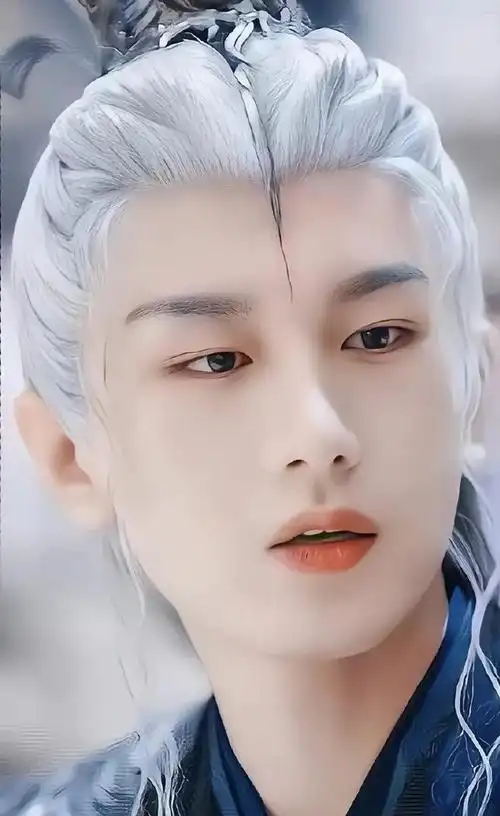 这些古装美男白发太惊艳,盛世容颜,一眼万年