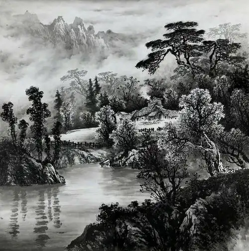 31曾刚彩墨山水助教黎明老师点评学员作品纪录 写美篇09 画画给家庭