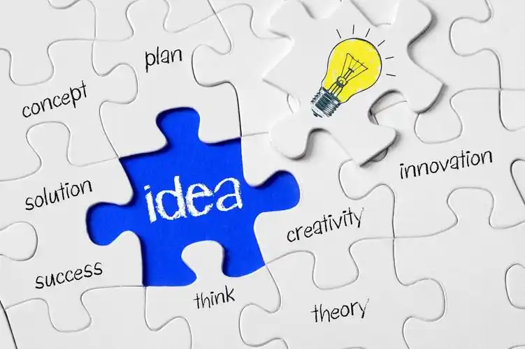 益智创意表面灯泡想法马赛克拼图好主意壁纸项目积极发现