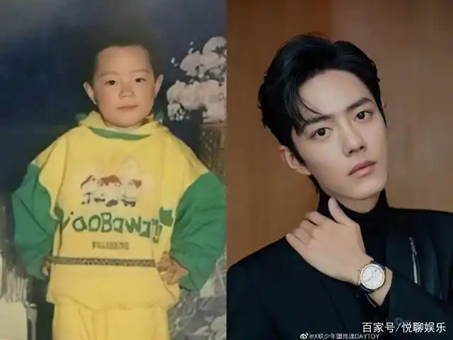 肖战小时候,千玺小时候,看到他们,谁完美逆袭?一眼便知!
