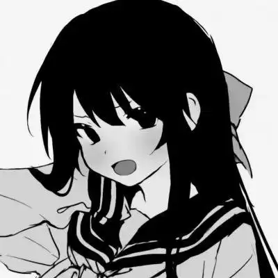 ins黑白动漫女头