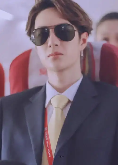 这么酷帅的机长还是第一次见#王一博