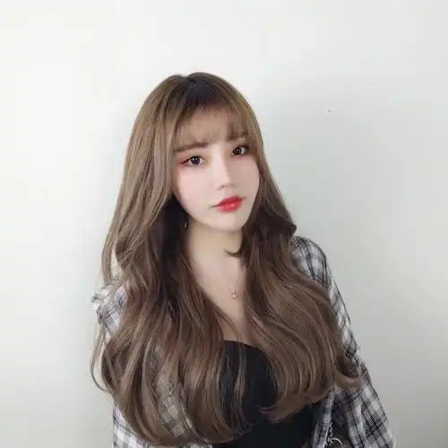 茶色奶茶染发剂2019流行色染发膏女2018网红纯冷染发膏