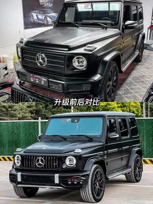 黑色大g最经典的改装案例,大连中规奔驰g500升级黑武士g63