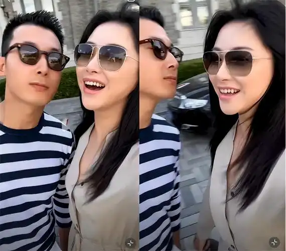 朱珠穿老公衬衫自拍装扮慵懒却不失风情王昀佳现身甜秀恩爱