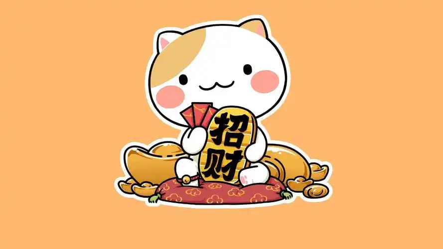 可爱萌系猫咪卡通桌面壁纸