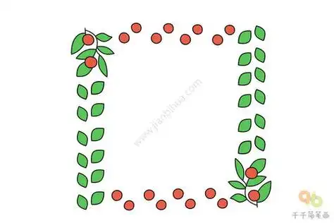 卡通房子手抄报花边边框漂亮的花边简笔画哥特式手抄报花边简单又漂亮