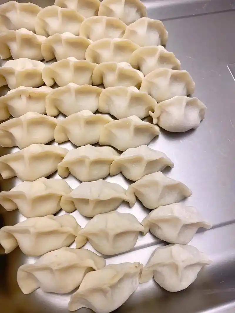 美好的一天从包猪肉香菇馅饺子开始