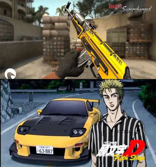 想必大家都会第一个想到动画头文字d中高桥启介的座驾 马自达rx-7