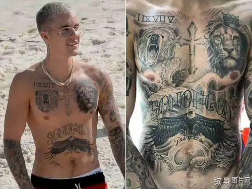 狗熊纹身图案与意义时尚与凶猛的霸气共存