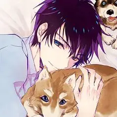 求一头像 要动漫的 男生和动物的