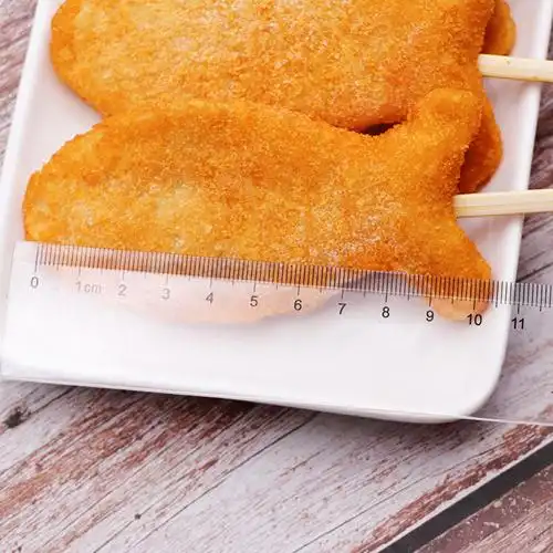 德邻小黄鱼排裹粉香酥鱼串15串8包商用冷冻鸡肉丸