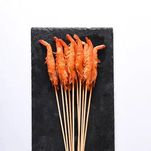 洪宝制串鲜虾小串基围虾烤串食材半成品批发商用铁板烧烤火锅炸串