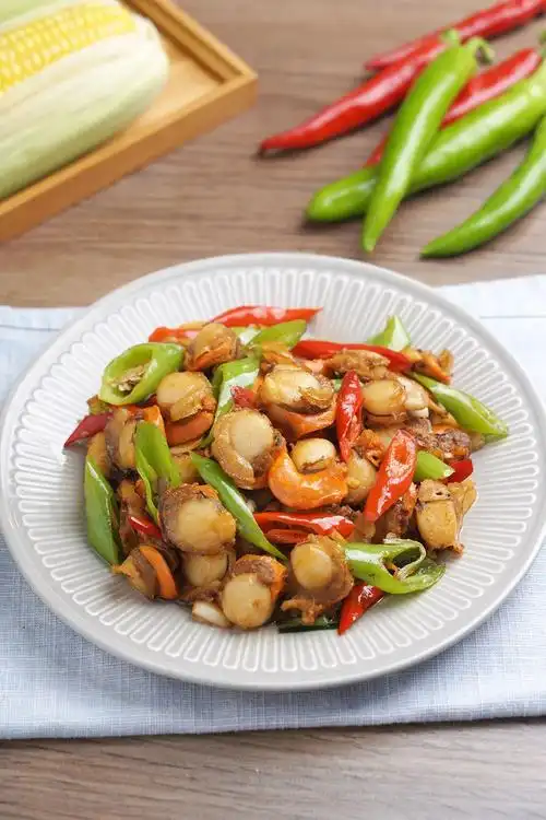 集鲜美与下饭于一体的海鲜小炒——爆炒扇贝肉【孔老师教做菜】