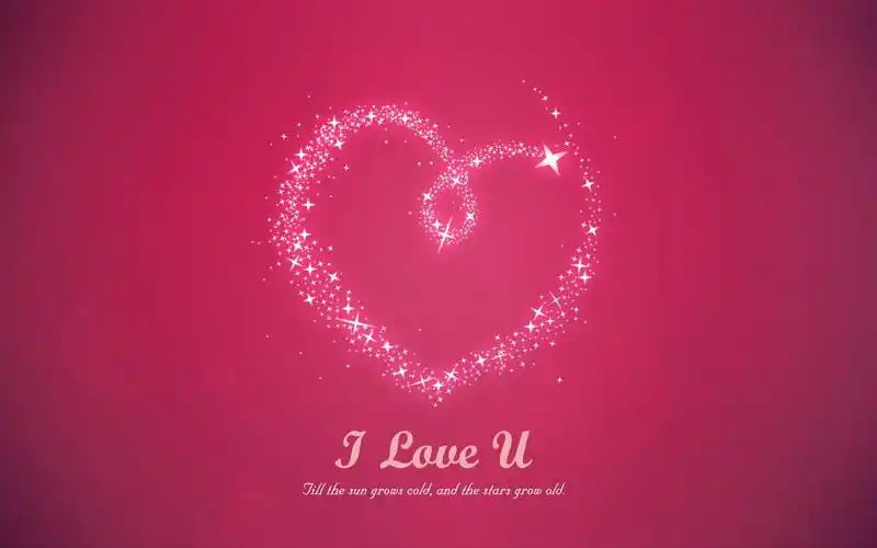 qq爱心背景图,其他矢量-回车桌面