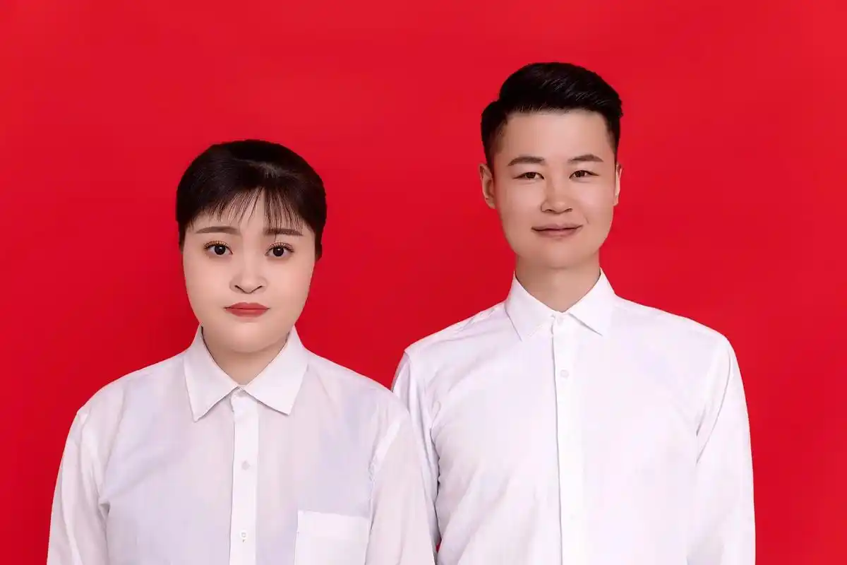 红底照片#结婚证件照 - 抖音