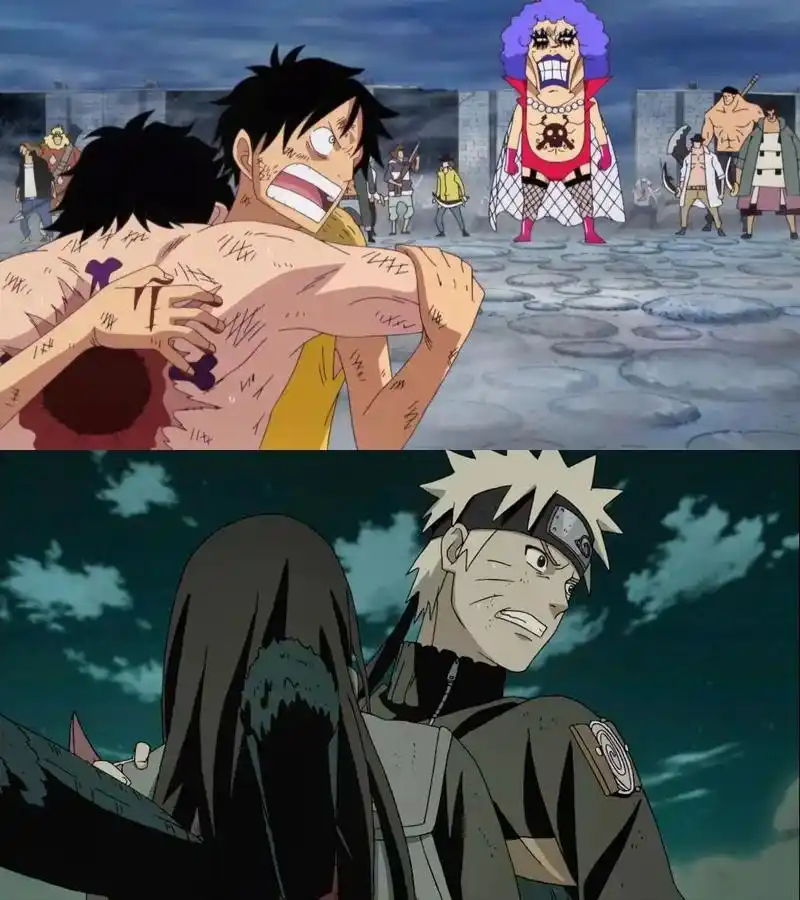 结局总是那么惊人的相似#海贼王 #艾斯 #路飞 #火影忍者  - 抖音