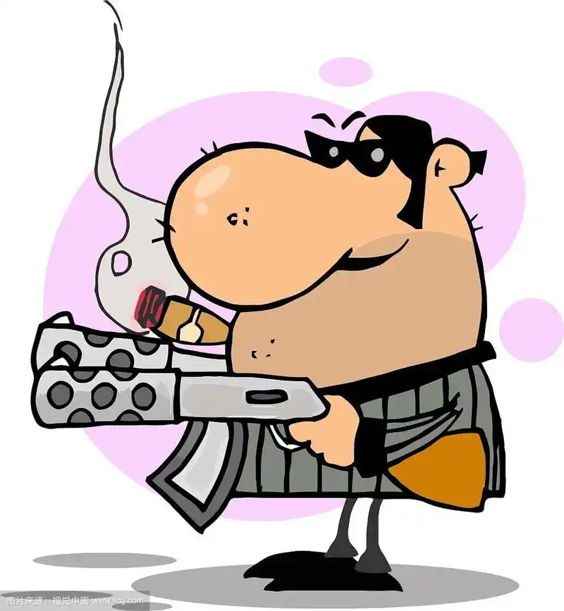 持枪持枪的歹徒