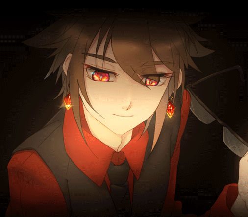 男孩灯光帅气微笑gif动图_动态图_表情包下载_soogif