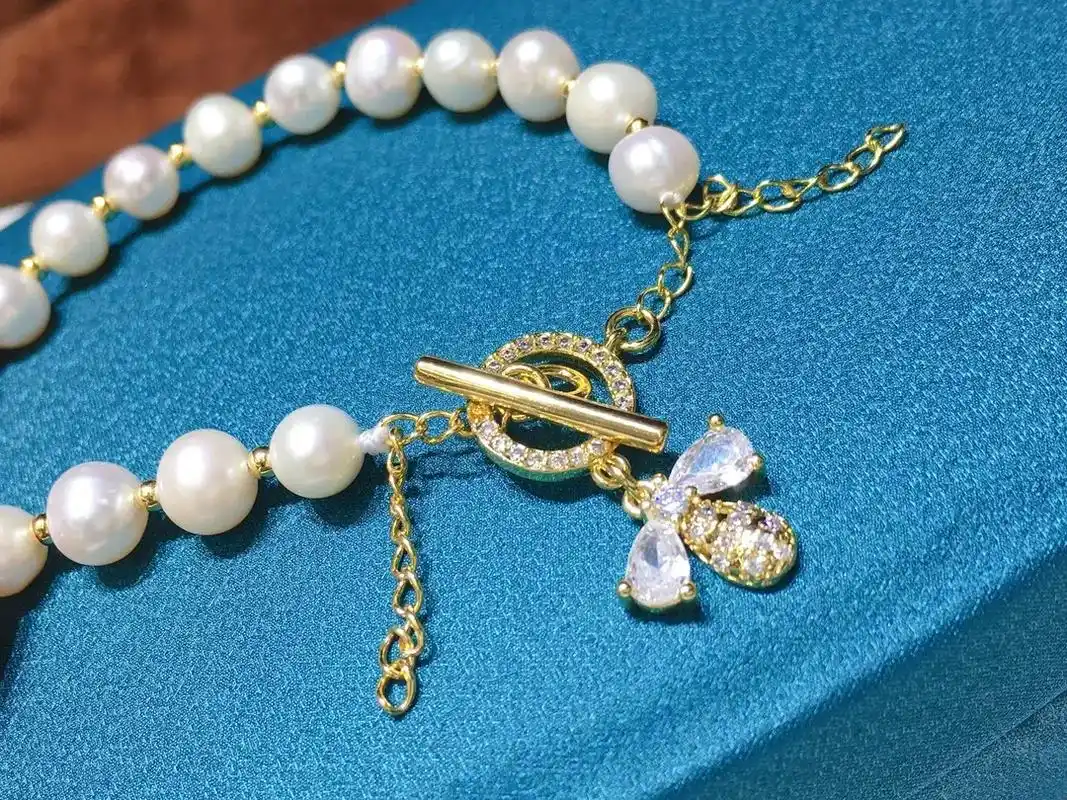 再来一波手链#珍珠饰品 #珍珠 #手作饰品 #手工达人制作  - 抖音