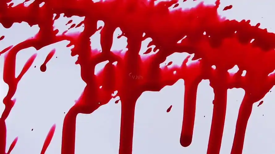 血液流下滴下喷血恐怖