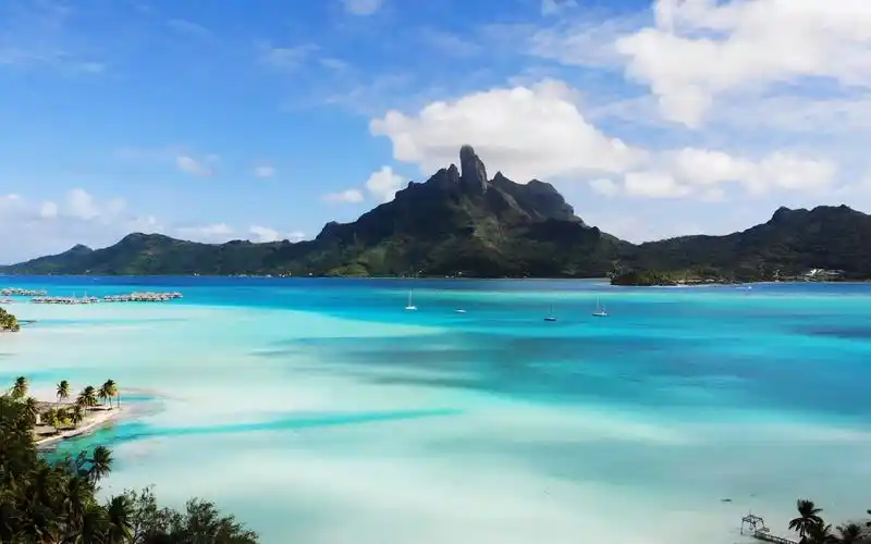 治愈风景 海洋奇缘原型地 borabora 4k