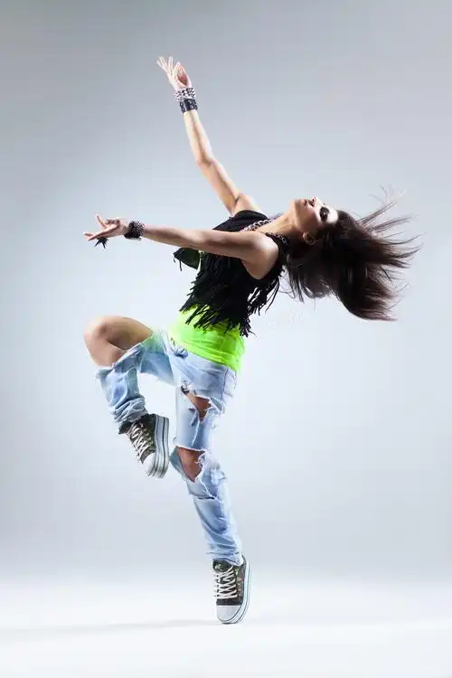时尚动感街舞美女人物摄影高清图片
