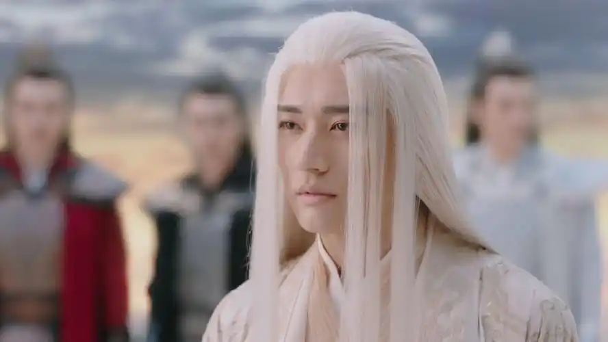 电视剧《琉璃》,柏麟帝君(刘学义饰)截图.