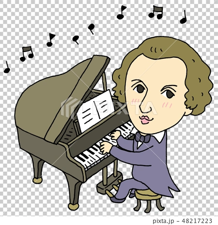 插图素材: 弗雷德里克肖邦