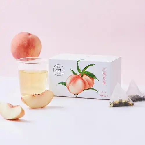 一包品牌 白桃乌龙 蜜桃乌龙无添加水果茶三角茶包冷泡茶 15包/盒