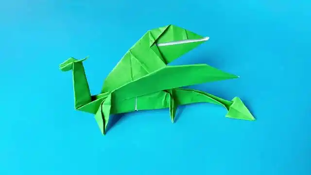 教你折纸西方翼龙,简单漂亮,你也能学会