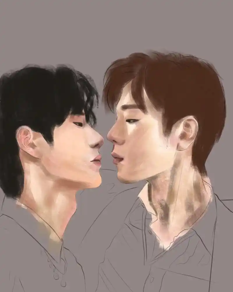 procreate绘画 #画渣日常 #博君一肖#肖战王一博 - 抖音