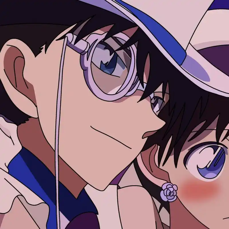 翻画 怪盗基德情头21566 怪盗基德中森青子情头 翻新画了一遍!