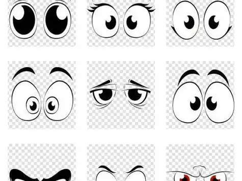 卡通眼睛简笔画卡通眼睛简笔画可爱眼睛看见简笔画儿童简笔画眼睛大全