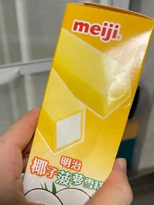 明治椰子菠萝雪糕10支装 480g *4件