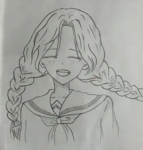 简笔画人物  #简笔画头像  #小女孩简笔画  #画个简笔画