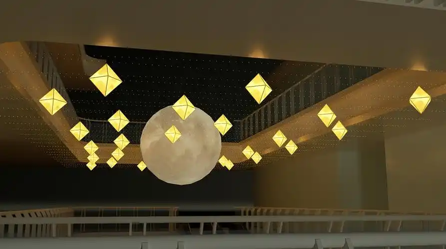 商业街中空吊挂之春夏秋冬四季吊饰