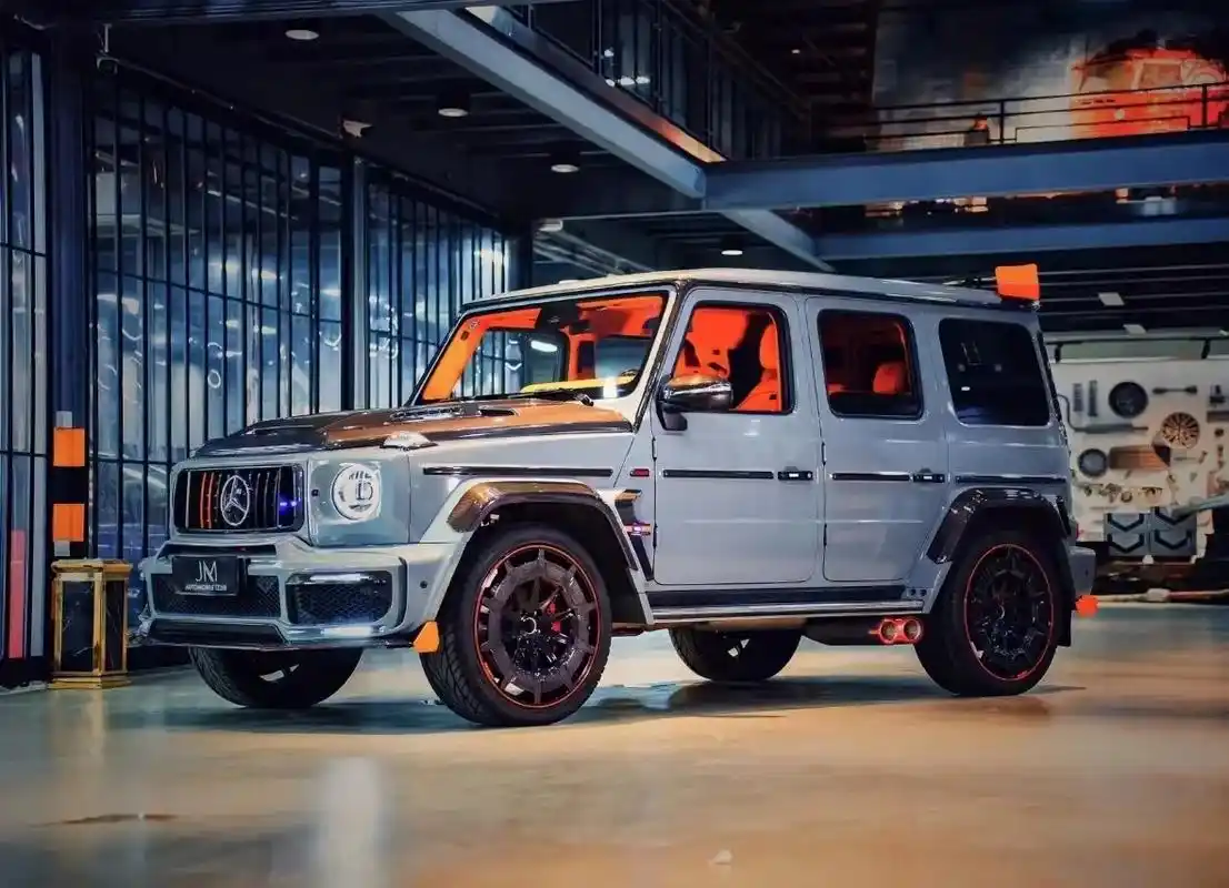 22寸奔驰大g巴博斯轮毂带胎