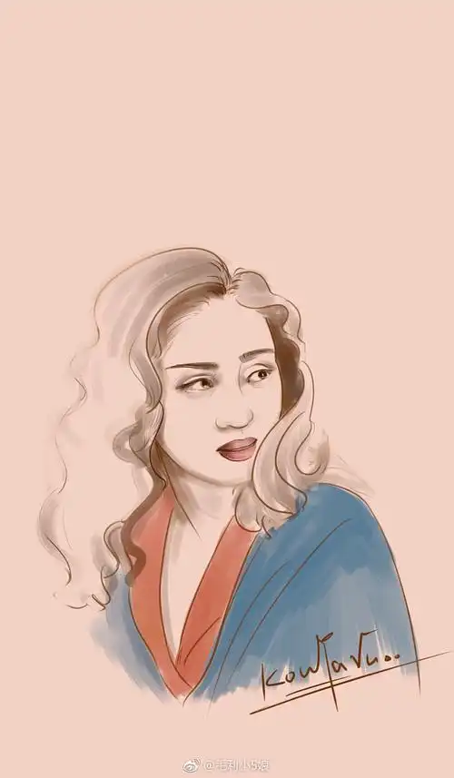 原创作品插画艺术插画芳华绝代梅艳芳梅总攻anita大漂亮毛利小5娘用研