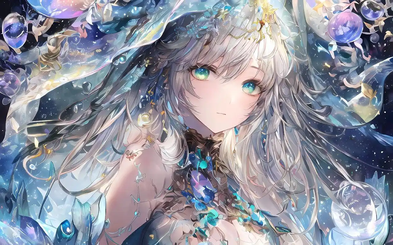 二次元 #动漫壁纸 #ai绘图 #我又来送图啦 #绝美壁纸 - 抖音