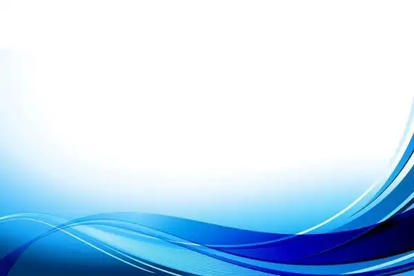 蓝色实用曲线ppt背景图片