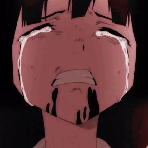 动漫头像女生哭泣头像你的两个字让我哭了三天