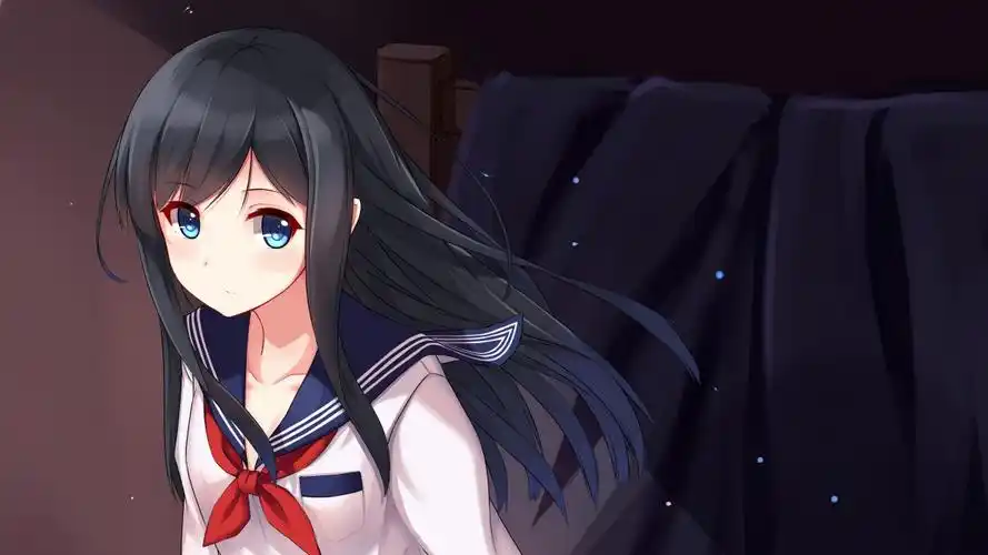 可爱战舰少女 水手服 黑发 4k动漫壁纸3840x2160_4k动漫图片高清壁纸