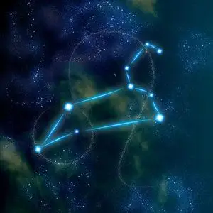 狮子座星座和符号照片