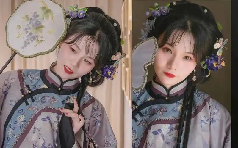 【夕颜的汉服发型】梳一个清汉女发型-夕颜的小铺子-夕颜的小铺子