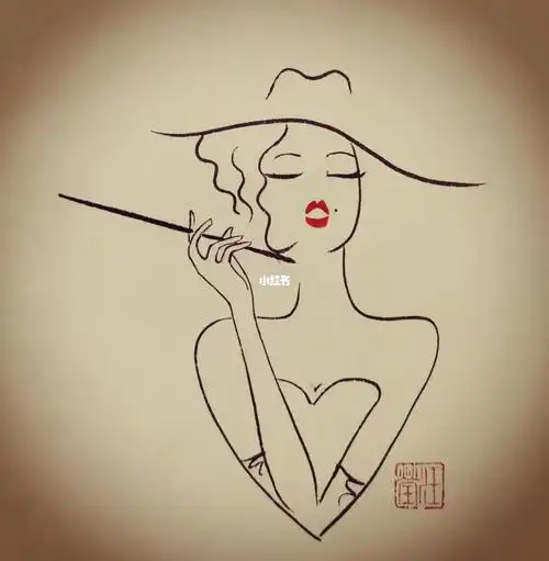 用最少线 画出女人最美一面,极简艺术