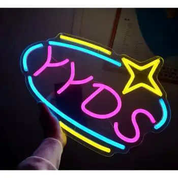 王心凌应援灯牌 演唱会led手举牌应援发光接机粉丝生日班级霓虹灯ins