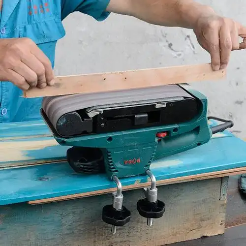 带机木工小型diy手提坦克打磨机木地板翻新抛光机砂带机