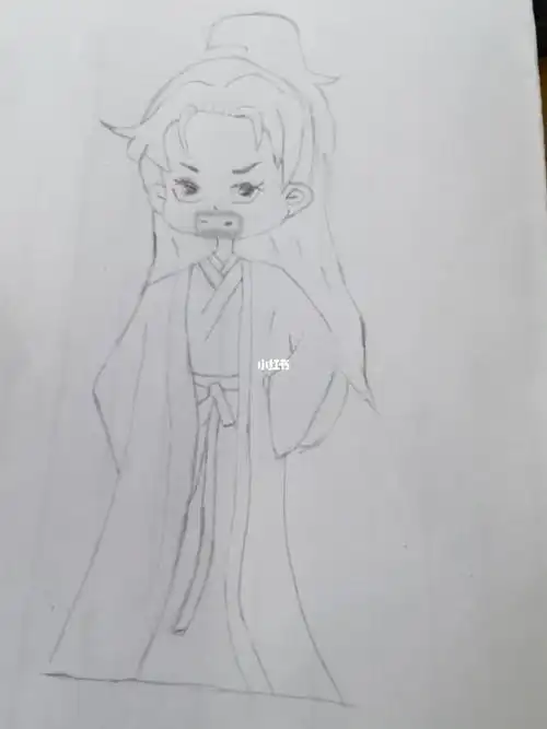 《山河令》周子舒简笔画山河令简笔画中南财经政法